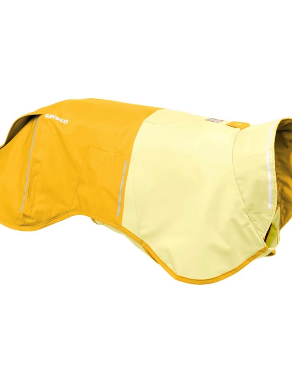 Ruffwear Yellow Two-Tone Rain Jacket (Medium)